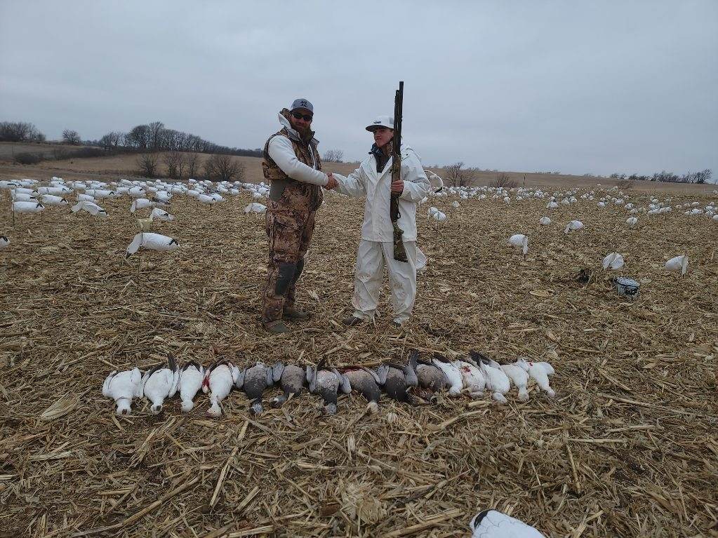 Spring Snow Goose Hunt 02-26-2023 Field 2 Northwest Misso...